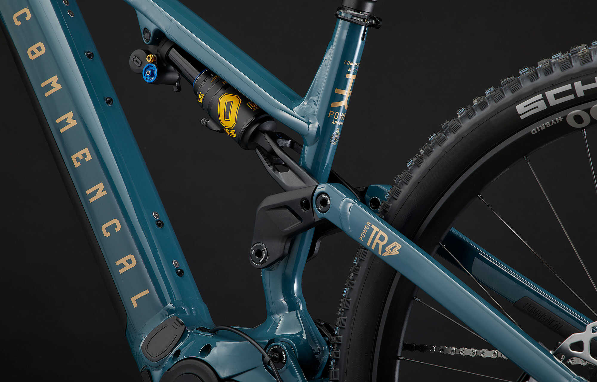 COMMENCAL META POWER TR BOSCH OHLINS EDITION AQUA BLUE image large number 4