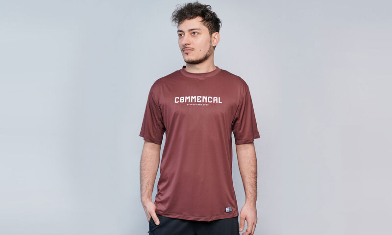 COMMENCAL LIGHTECH CORPORATE SHORT SLEEVE JERSEY RED DIRT