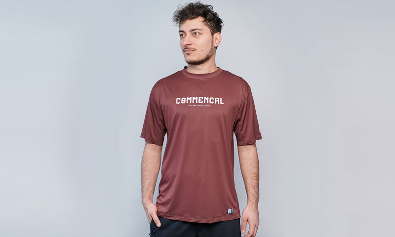COMMENCAL CORPORATE SHORT SLEEVE JERSEY RED DIRT