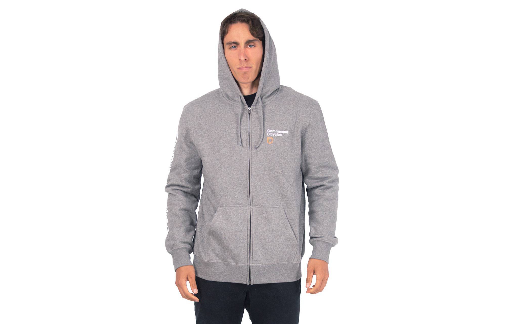 SUDADERA COMMENCAL GRIS CON CREMALLERA  image large number 0
