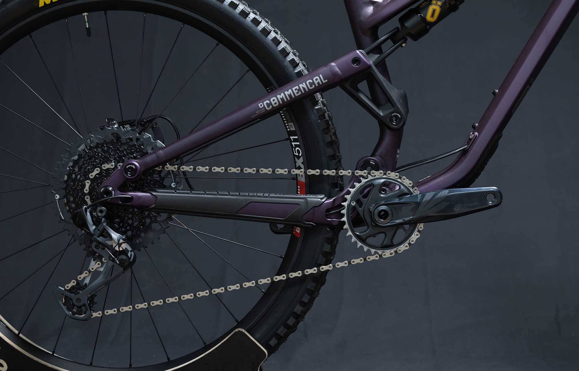COMMENCAL META TR V4 ALC METALLIC PURPLE BURGTEC image large number 6