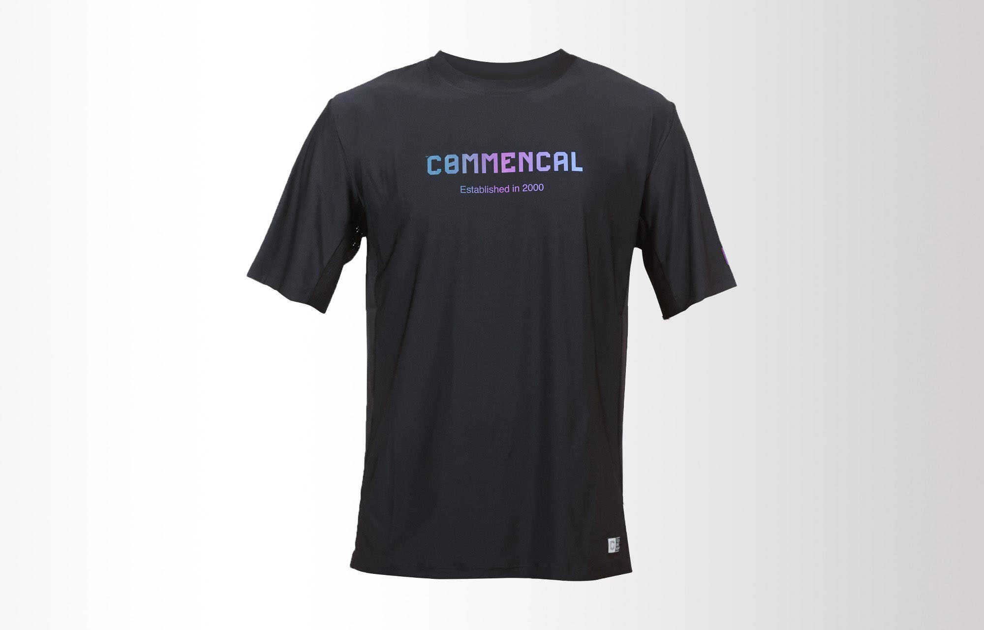 MAILLOT COMMENCAL LIGHTECH MANCHES COURTES CORPORATE BLACK image cover number 0
