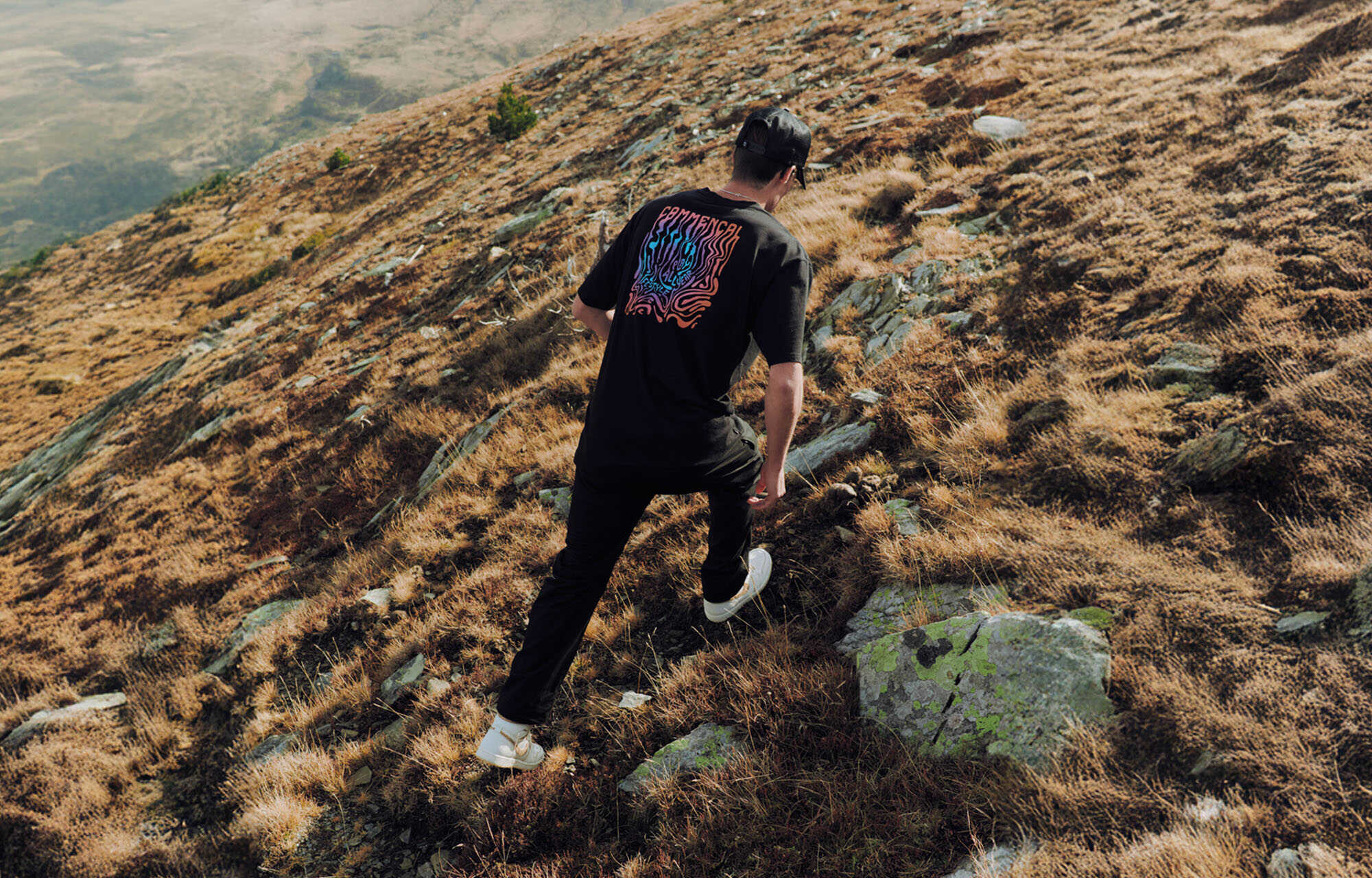 T-SHIRT COMMENCAL LOOSE FIT PSYCHEDELIC BLACK image large number 2