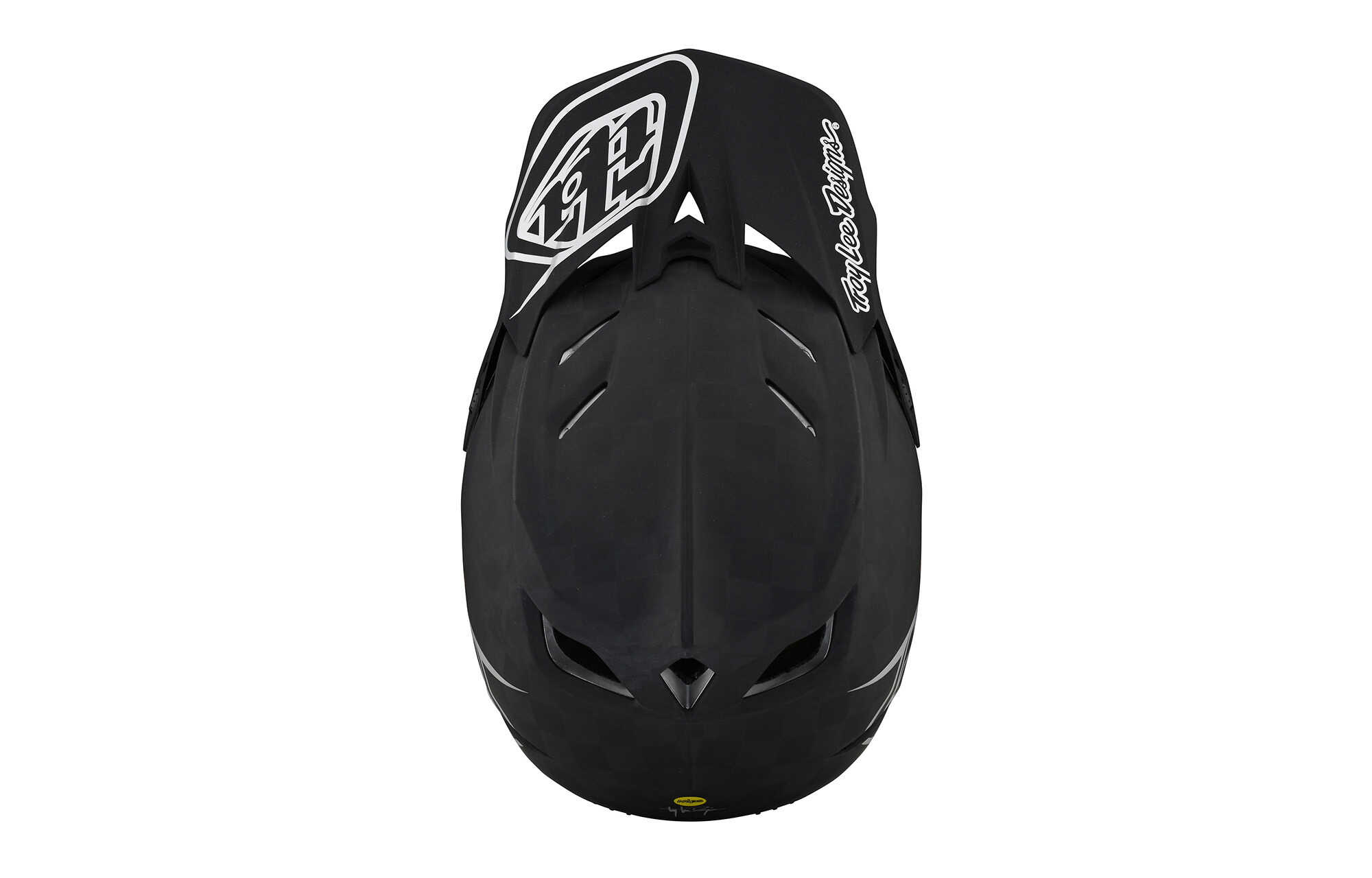 CASCO TROY LEE DESIGNS D4 CARBON - STEALTH BLACK/SILVER image large number 6
