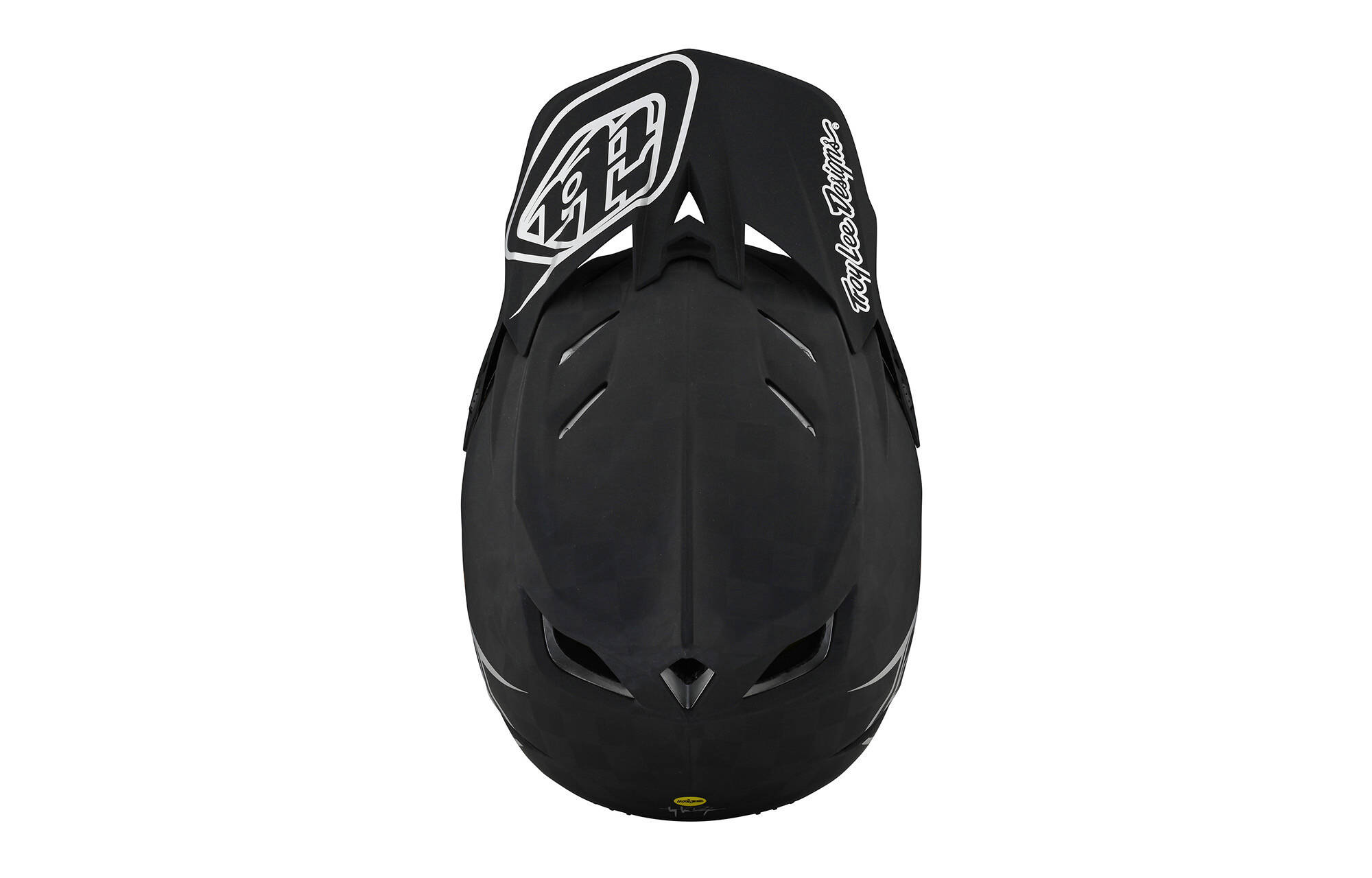 CASQUE TROY LEE DESIGNS D4 CARBON - STEALTH BLACK/SILVER image large number 6