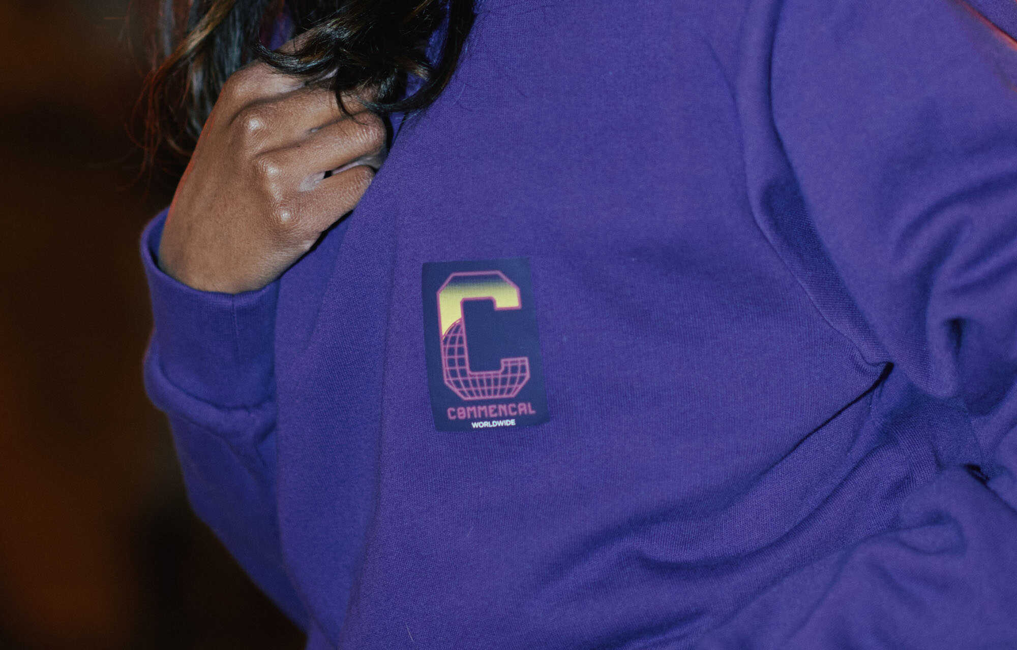 COMMENCAL HOODIE SPECTRUM PURPLE image large number 3