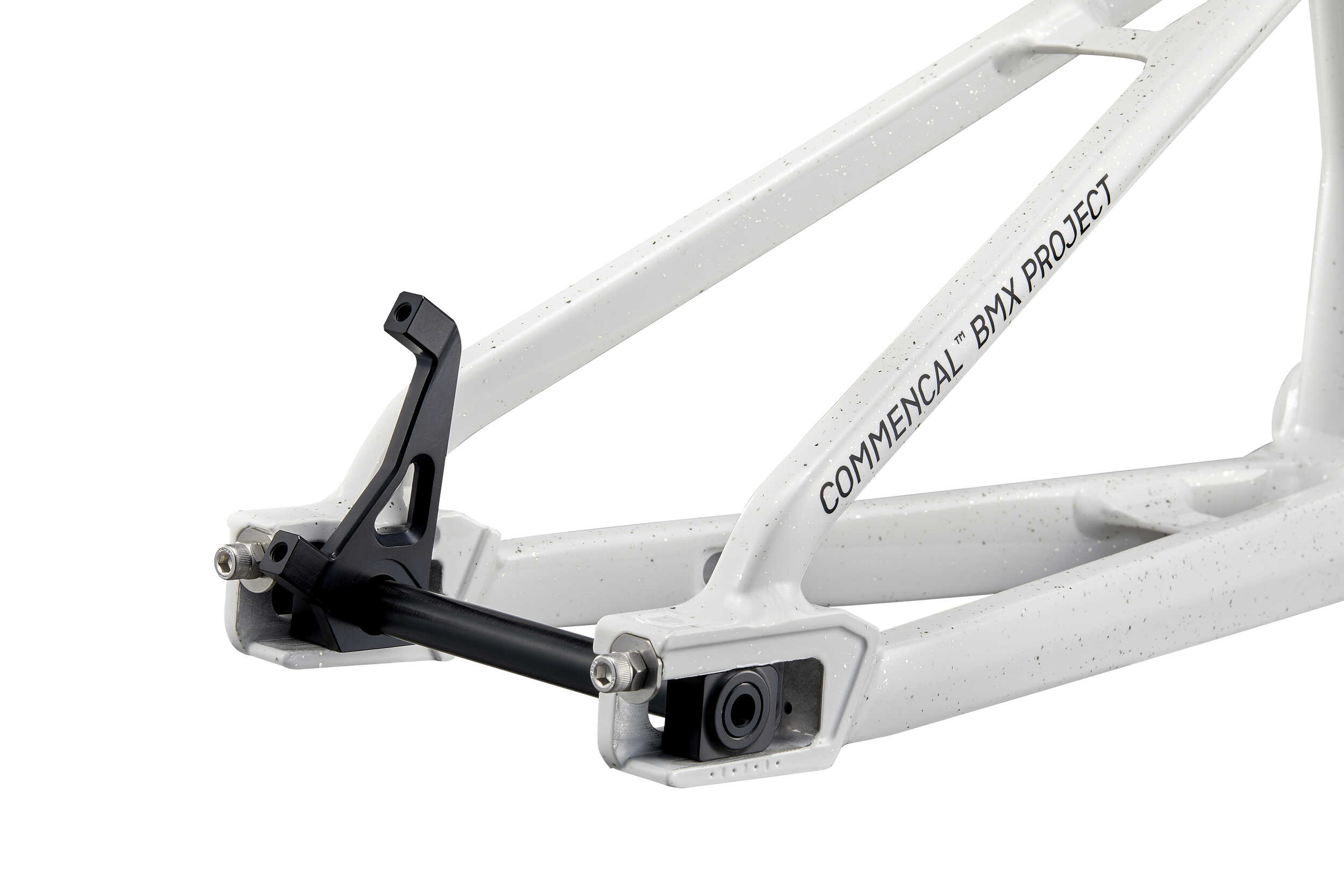FRAME COMMENCAL BMX V1 GLITTERY WHITE image large number 2