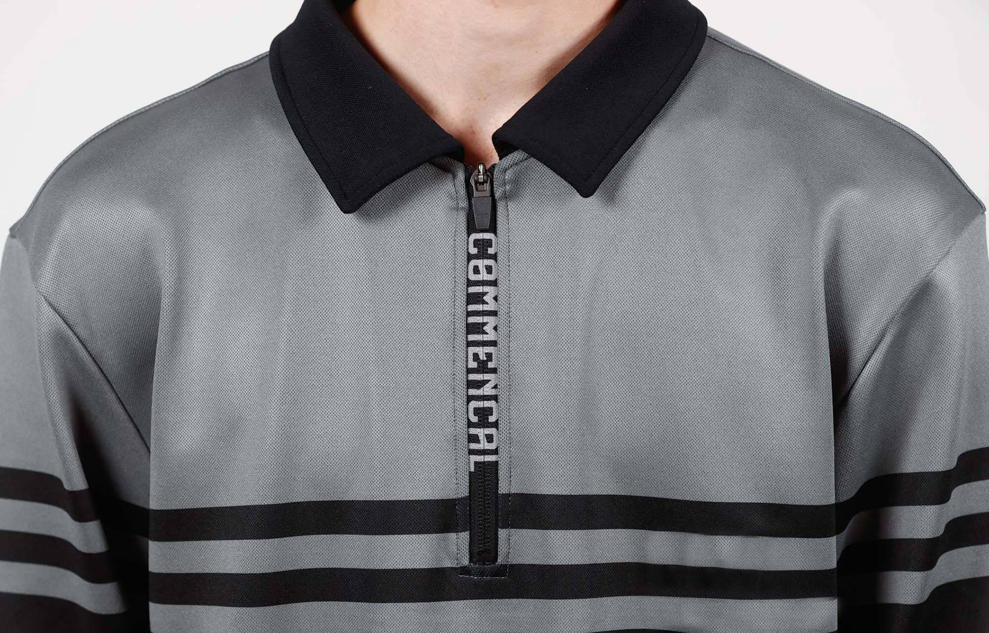 POLO MANGA LARGA COMMENCAL STRIPPED GREEN image large number 1