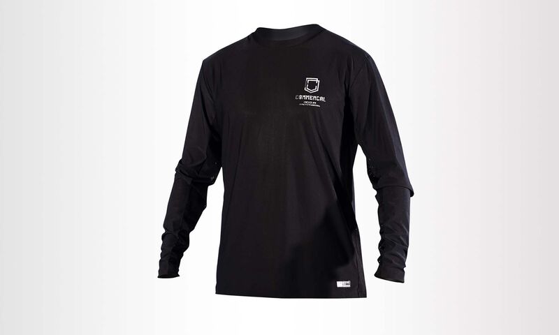 MAGLIA COMMENCAL LIGHTECH MANICHE LUNGHE BLACK BASIC
