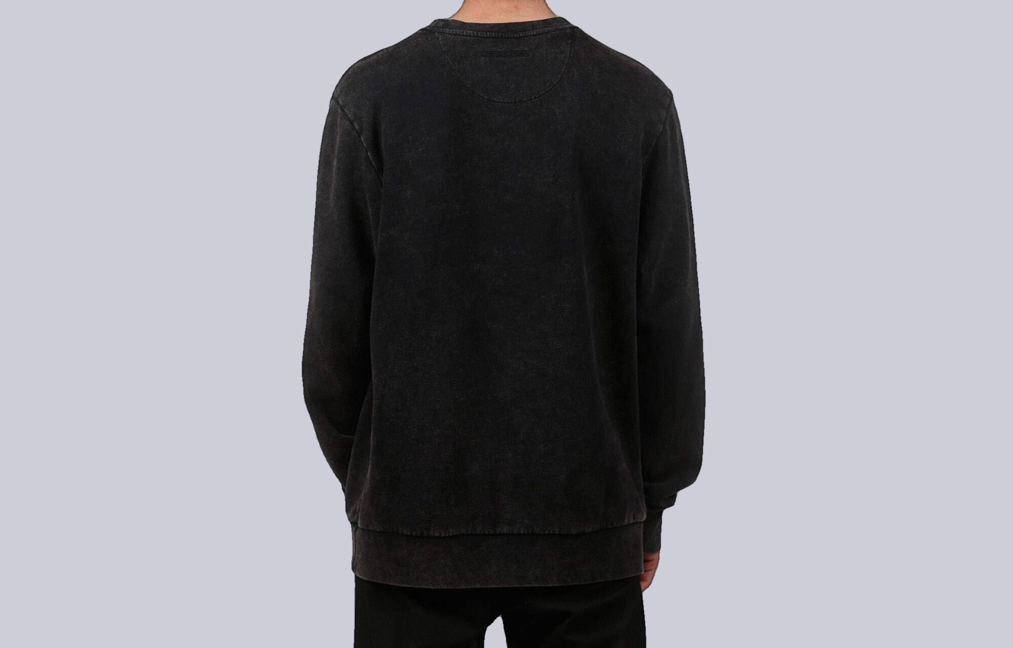 CREWNECK COMMENCAL REGULAR FIT WASHED BLACK image large number 0