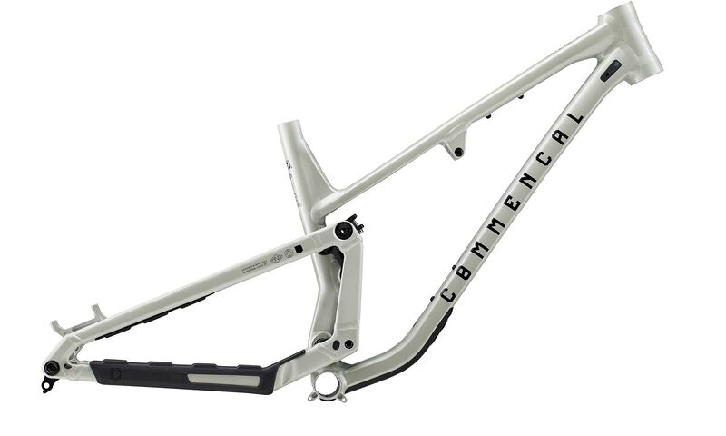FRAME COMMENCAL META V5 CLEAR SILVER