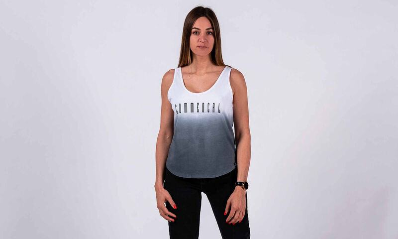 COMMENCAL WOMEN TANK TOP BLEACHED GREEN