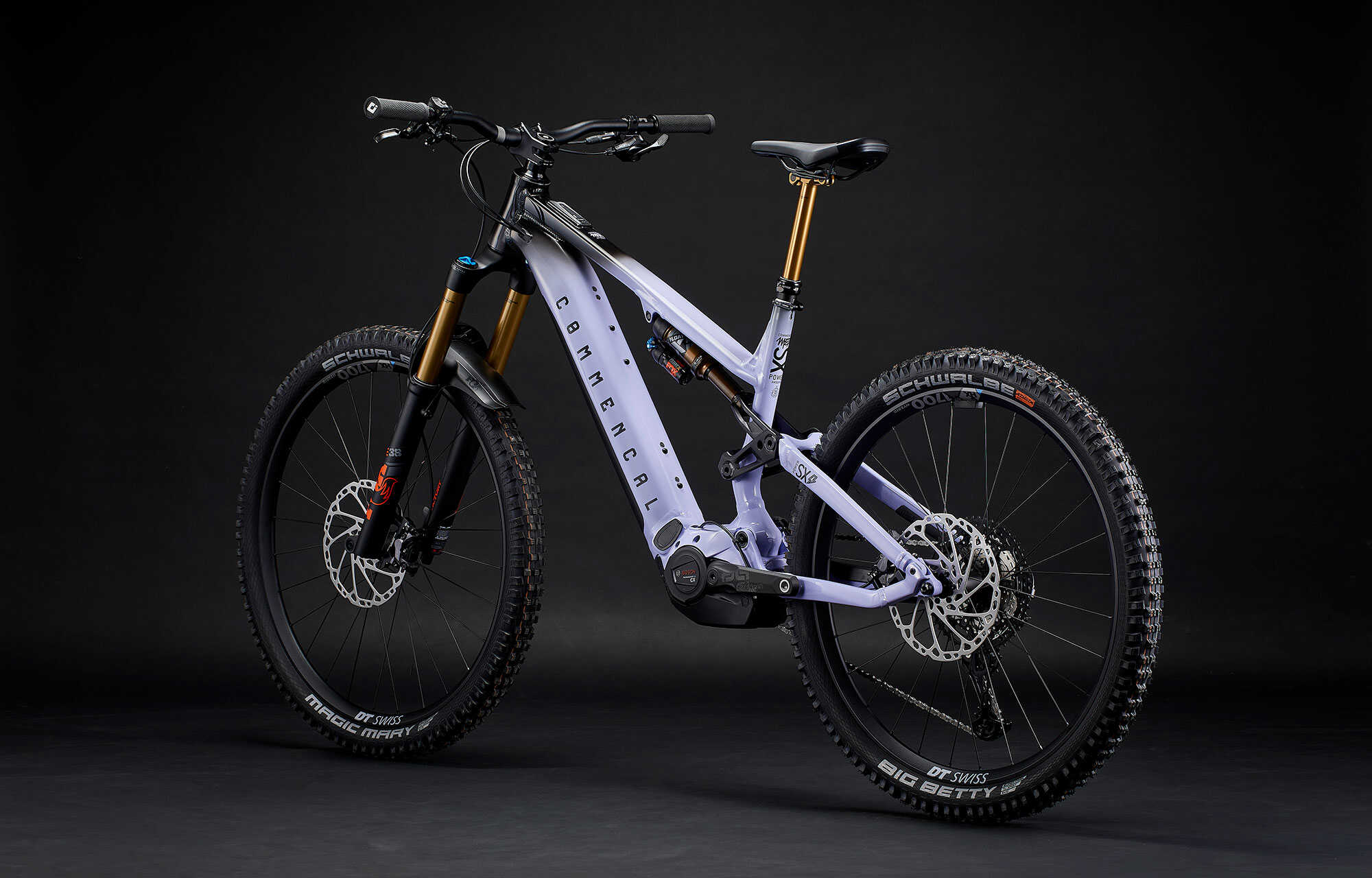 COMMENCAL META POWER SX BOSCH SIGNATURE LIGHT PURPLE / BLACK image large number 2