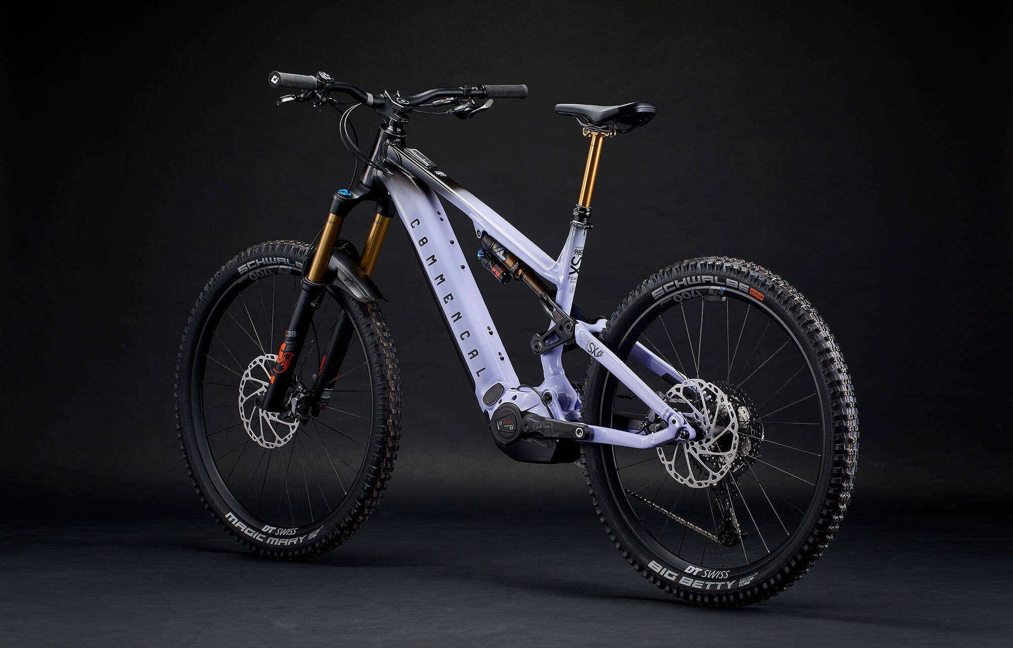 COMMENCAL META POWER SX BOSCH SIGNATURE LIGHT PURPLE / BLACK image large number 2