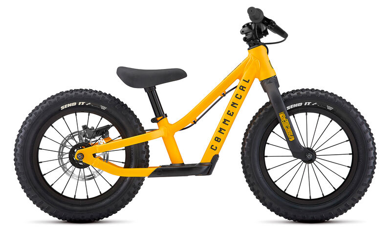 COMMENCAL RAMONES 14 PUSH BIKE OHLINS YELLOW + REAR BRAKE KIT