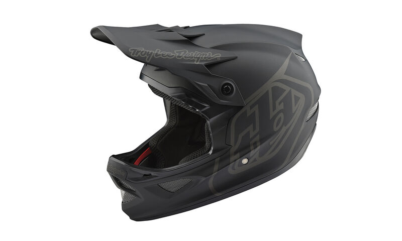 CASCO TROY LEE DESIGNS D3 FIBERLITE - MONO BLACK