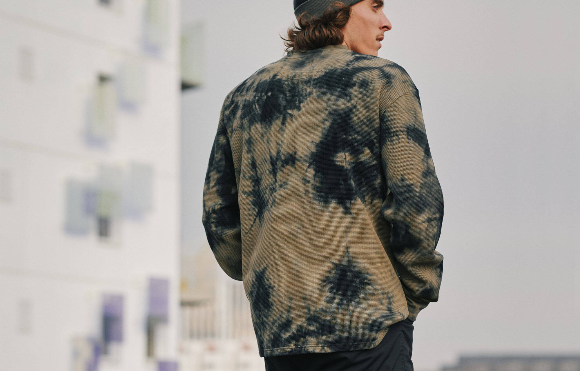 SUDADERA COMMENCAL LOOSE FIT TIE DYE GREEN image large number 1
