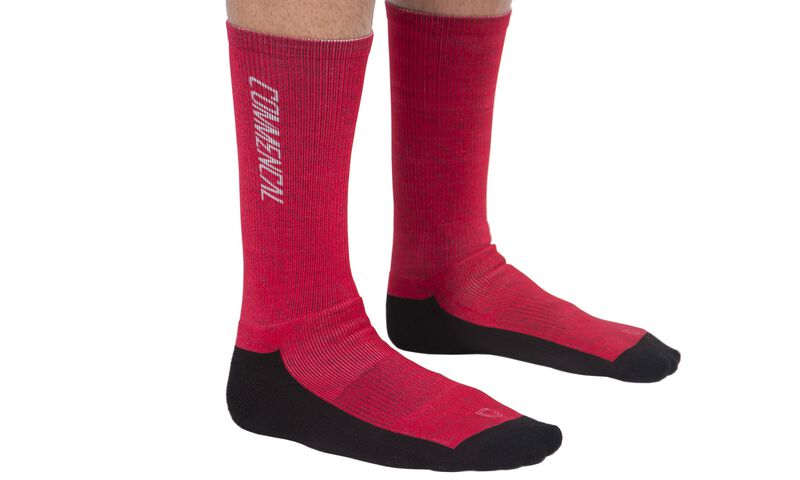 CALCETINES COMMENCAL IMPRESIONES ROJAS