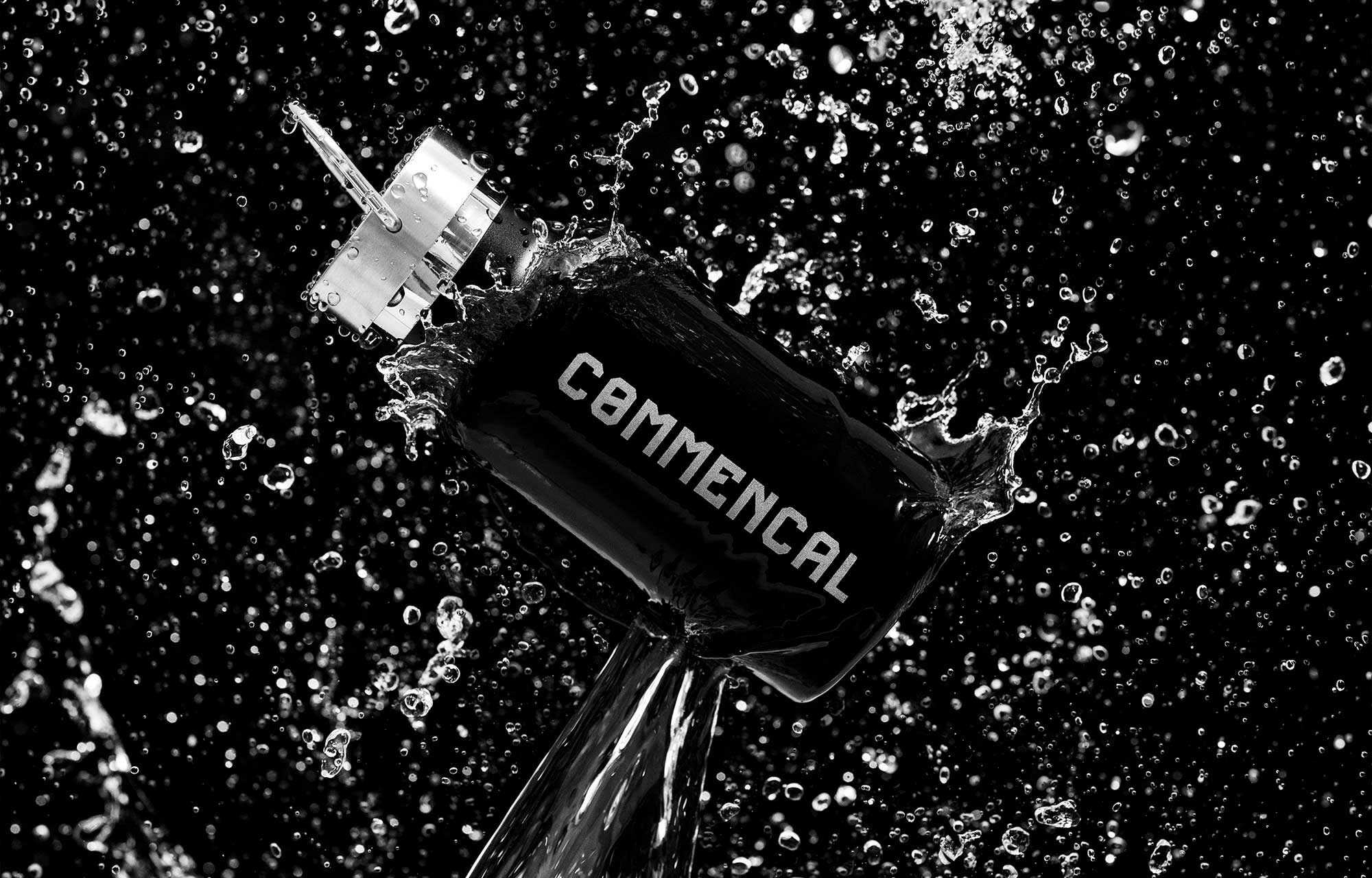 BOTTIGLIA THERMOS COMMENCAL BLACK image large number 1