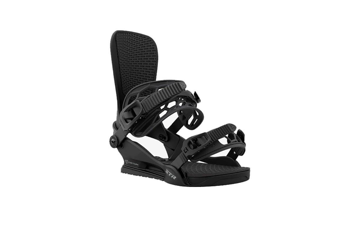 FIXATIONS DE SNOWBOARD UNION STR BLACK image cover number 0