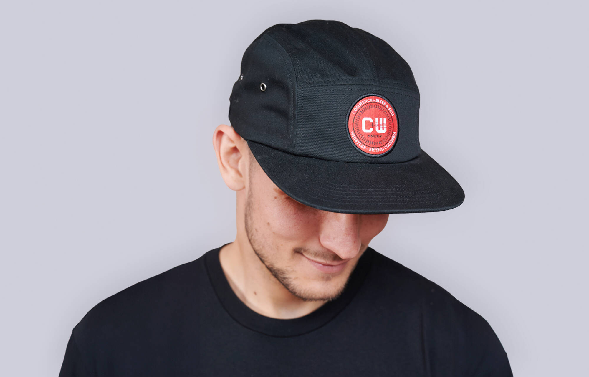 COMMENCAL 5 PANEL CAP WHISTLER BLACK image large number 3