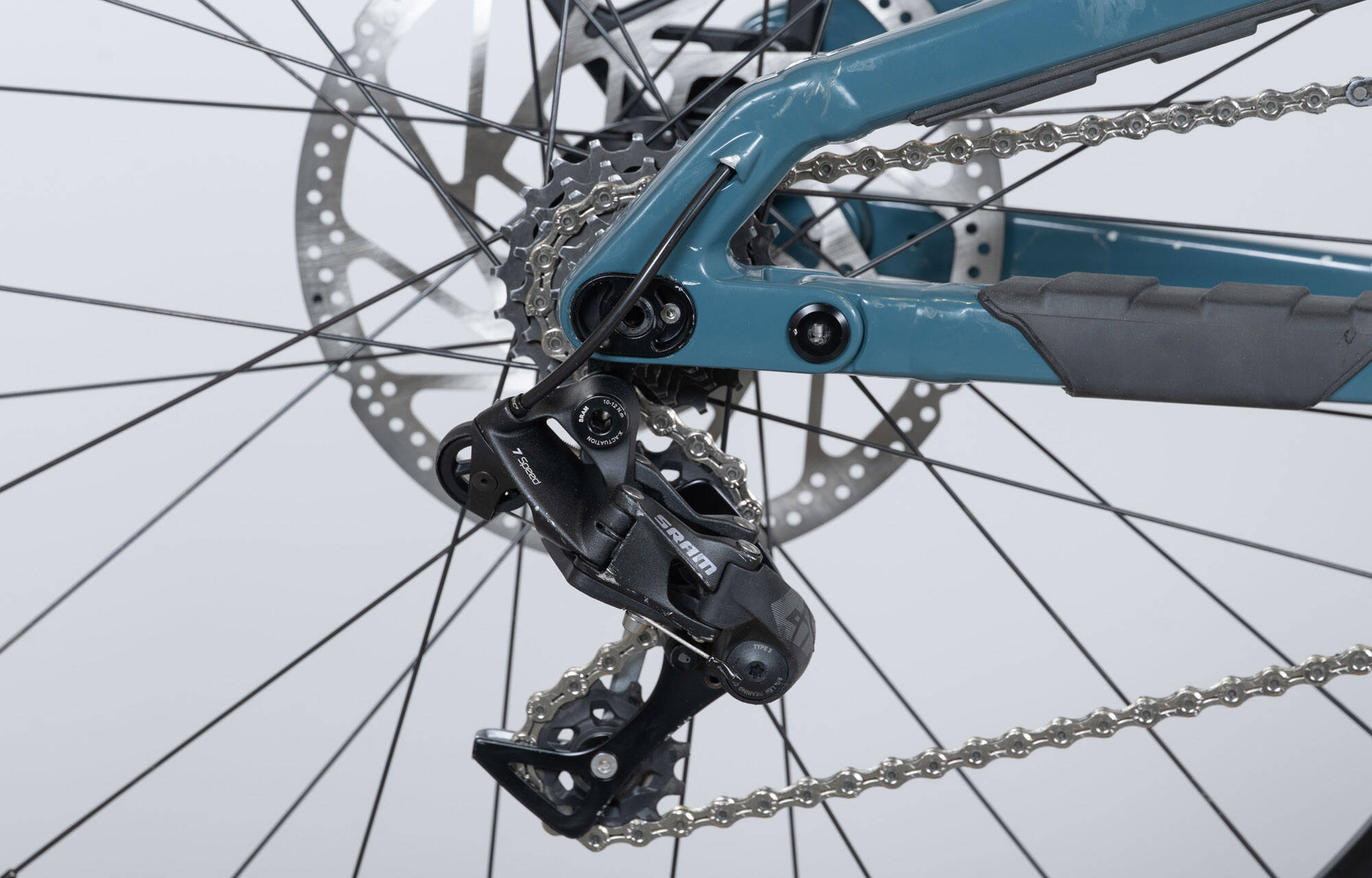 COMMENCAL SUPREME DH V5 ESSENTIAL AQUA BLUE - L (23150103) image large number 5