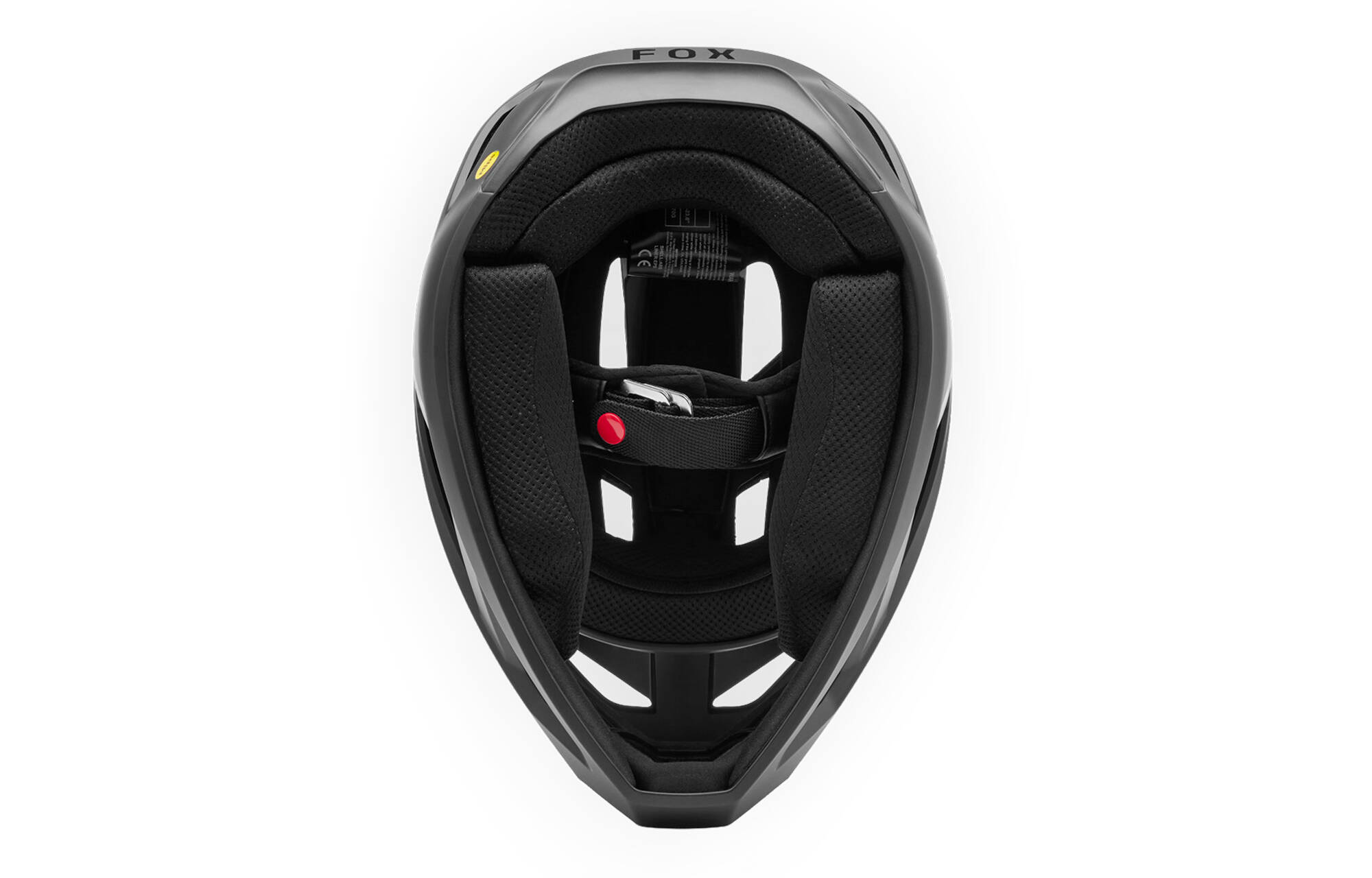 FOX RAMPAGE MATTE BLACK HELMET CE/CPSC image large number 4