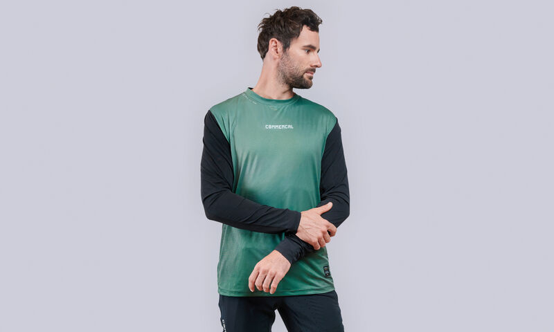 MAILLOT COMMENCAL LIGHTECH MANCHES LONGUES URBAN GREEN