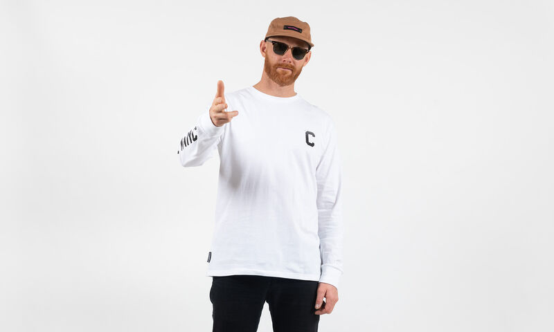 COMMENCAL LONG SLEEVE T-SHIRT CMMNCL WHITE