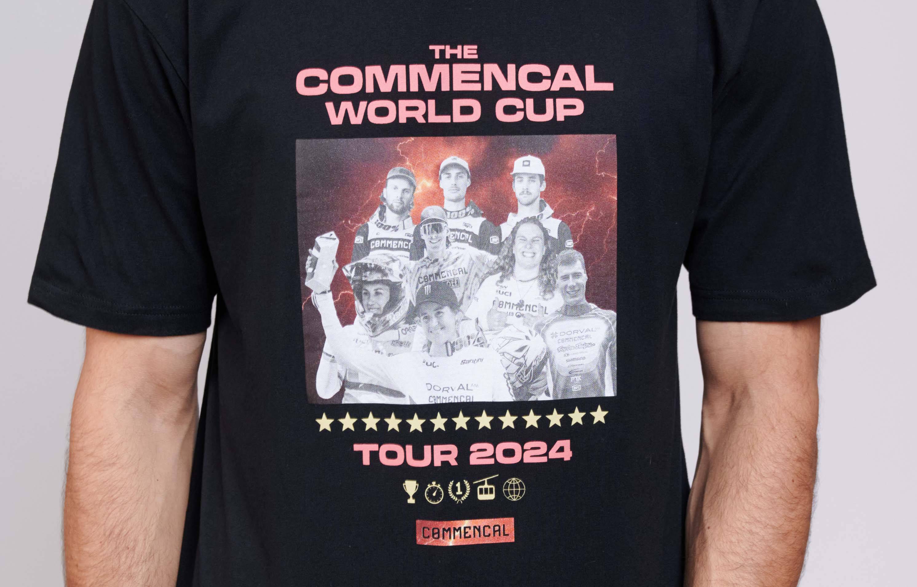 CAMISETA  LOOSE FIT LIGHT  COMMENCAL WORLD CUP BLACK image large number 1