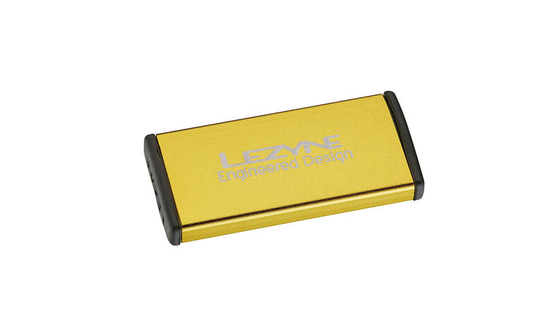 LEZYNE TIRE REPAIR KIT - ALU CASE, 6 PATCHES GOLD