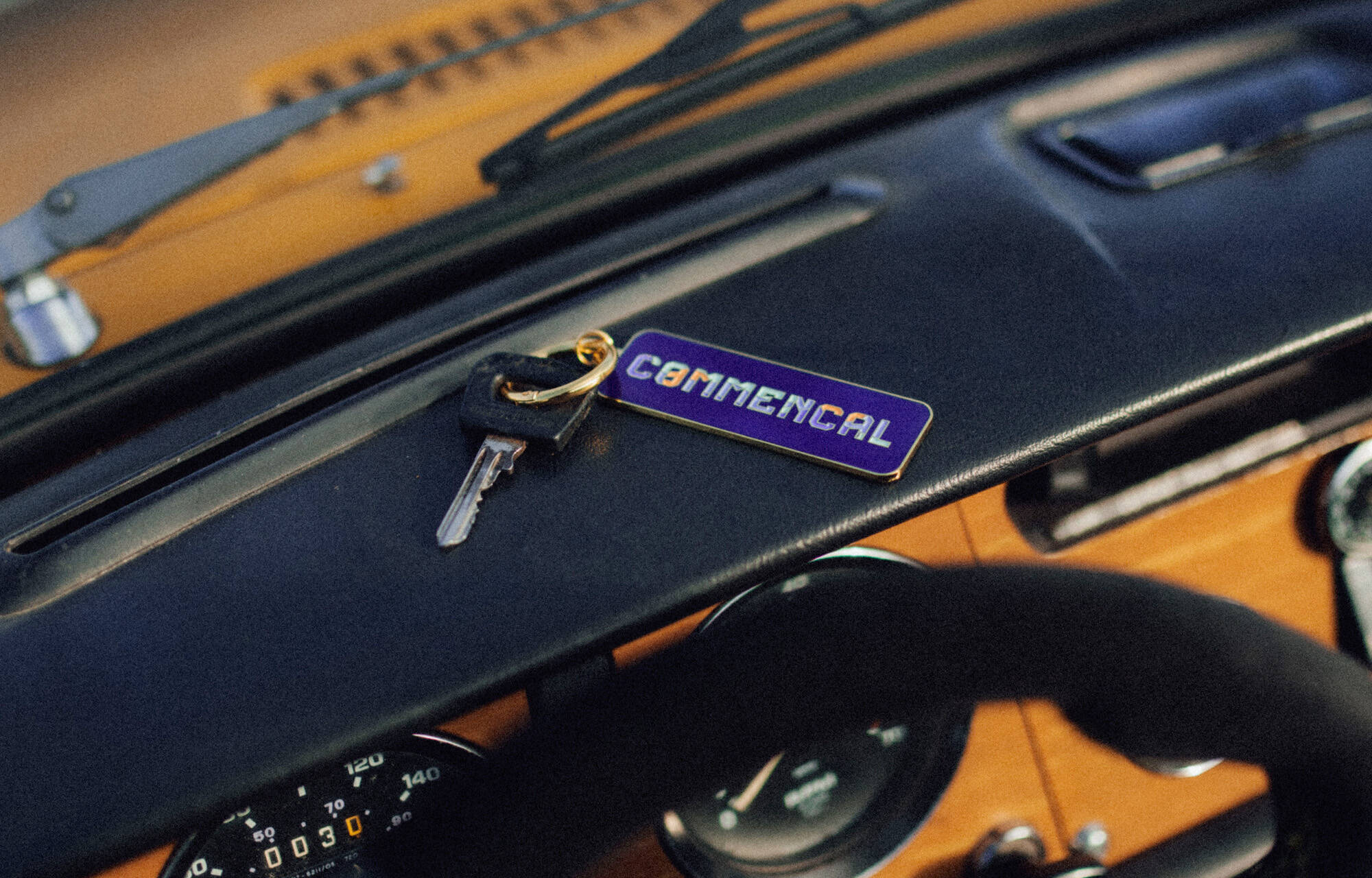 COMMENCAL CORPORATE KEY RING SUNSET image large number 1