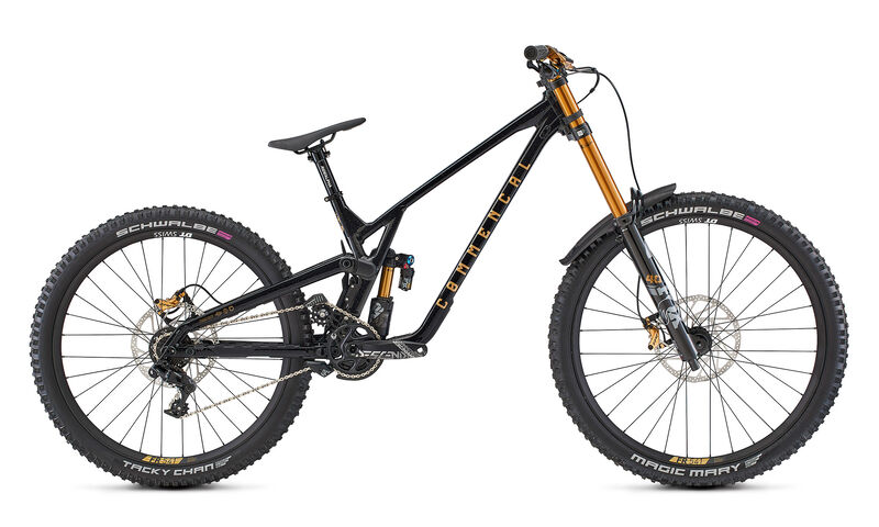 COMMENCAL SUPREME DH V5 SIGNATURE LTD GLITTERY BLACK