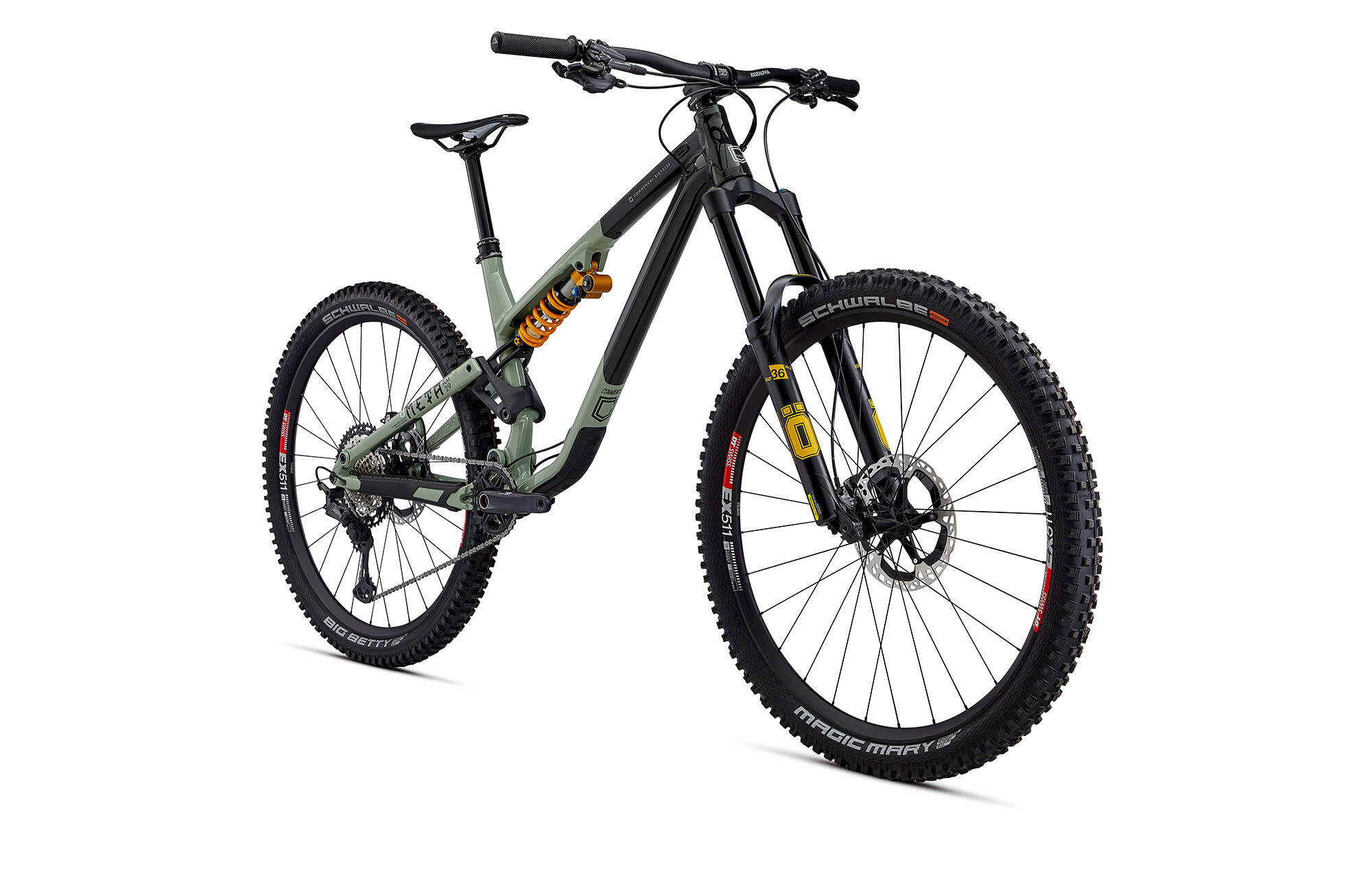 COMMENCAL META AM V4 OHLINS EDITION HERITAGE GREEN / DARK GREEN image large number 0