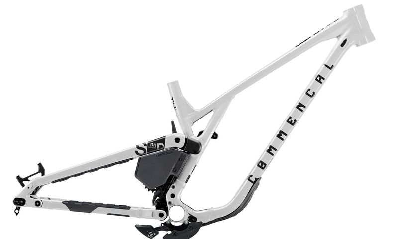 FRAME COMMENCAL SUPREME DH V5 CLEAR SILVER