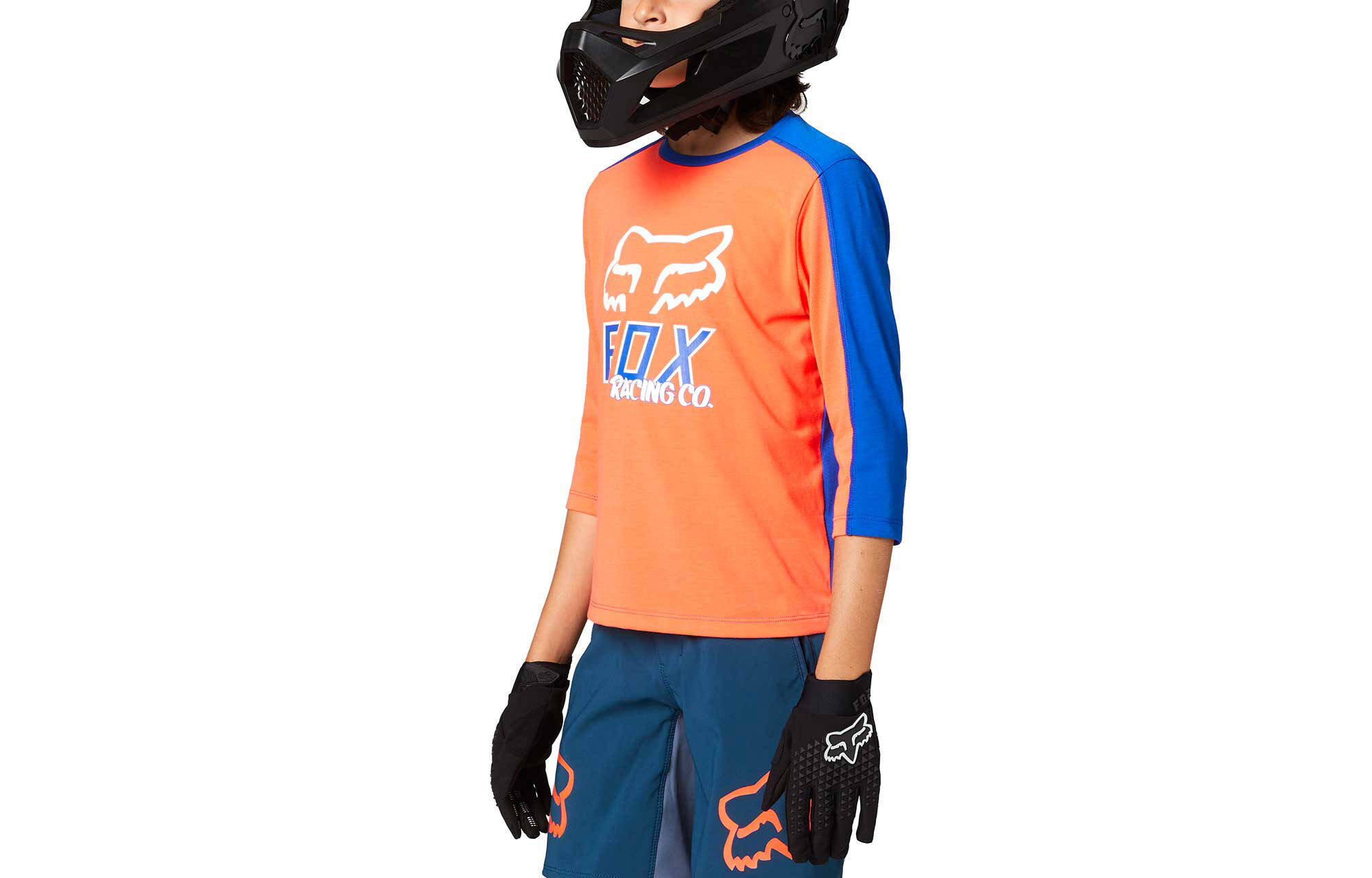 MAILLOT MANGAS 3/4 FOX KIDS RANGER RD ATOMIC PUNCH image large number 1