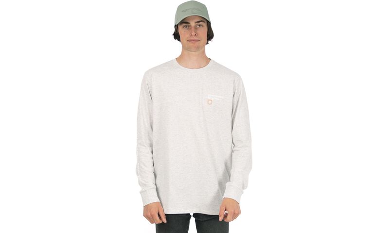 COMMENCAL LONG SLEEVE T-SHIRT LIGHT GREY