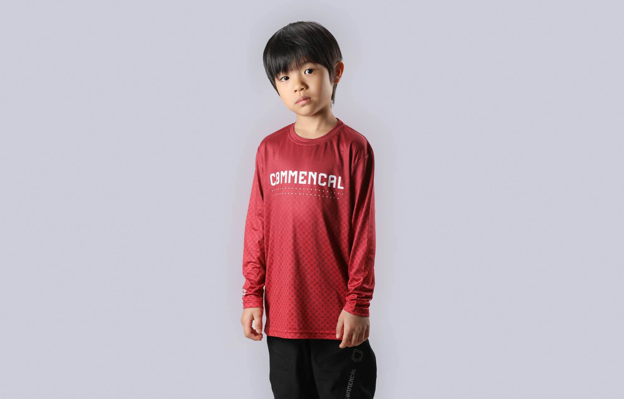 MAILLOT KIDS COMMENCAL RED image cover number 0