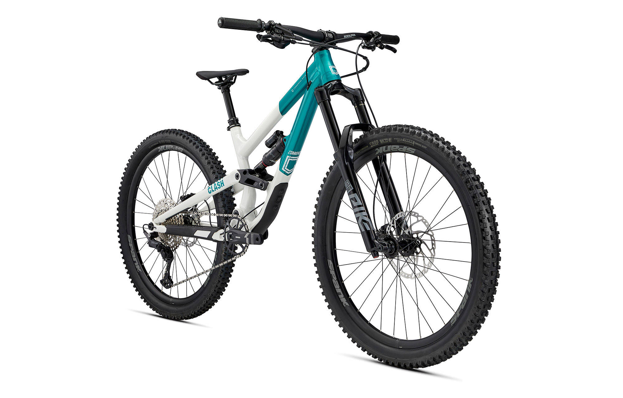 COMMENCAL CLASH JR V1 PEARL WHITE / ELECTROPLATE LAGOON image large number 0