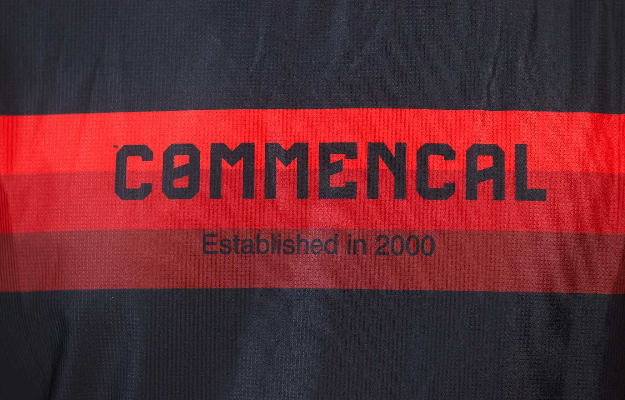 COMMENCAL LANGARM TRIKOT LIGHTECH RACE RED POLYCHROM image large number 1