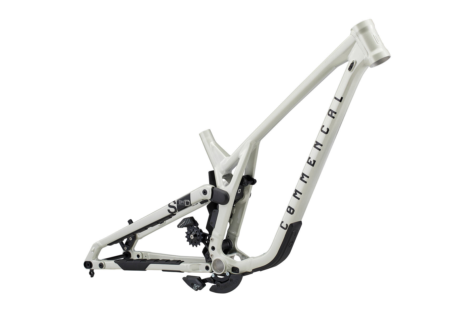 FRAME COMMENCAL SUPREME DH V5 CLEAR SILVER image large number 0
