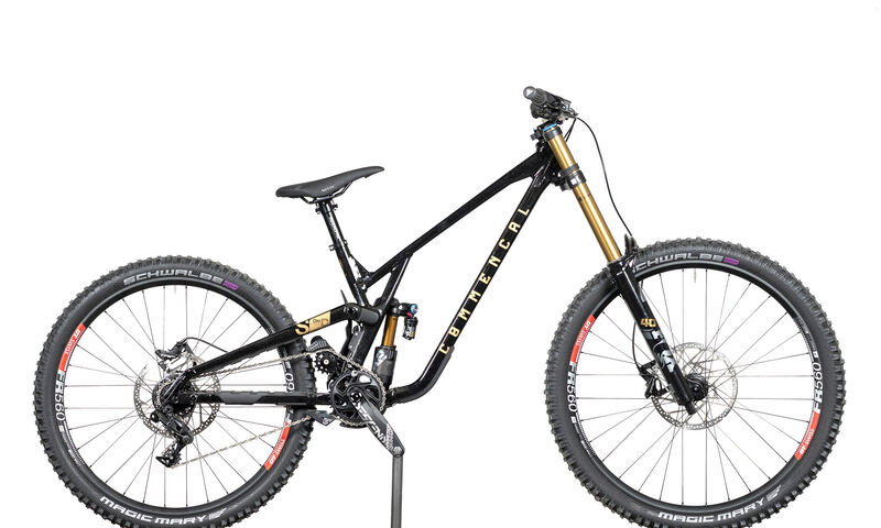 COMMENCAL SUPREME DH V5 SIGNATURE GLITTERY BLACK ALC - M (22102058)