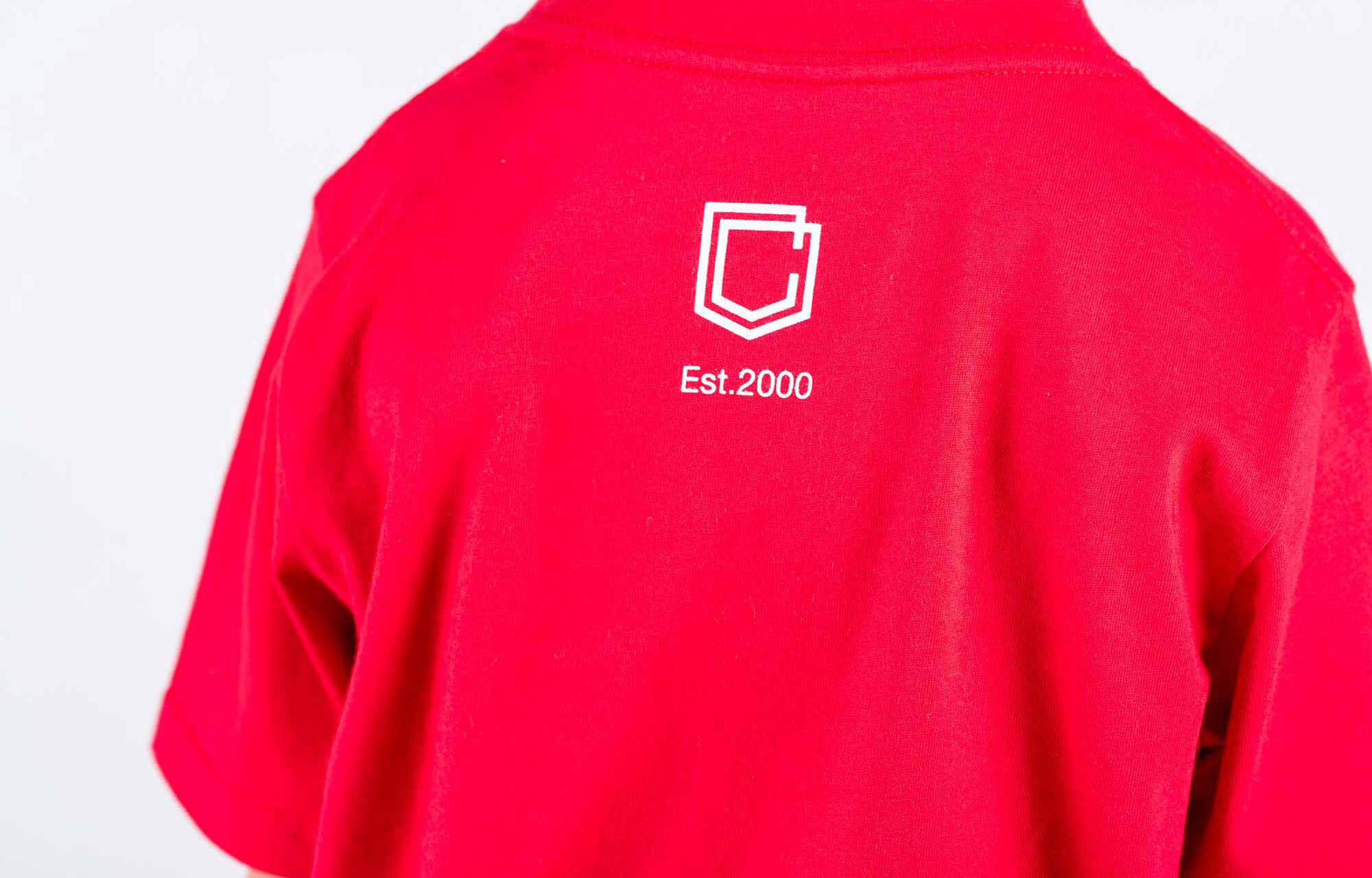 COMMENCAL KIDS CORPORATE T-SHIRT TRUE RED image large number 2