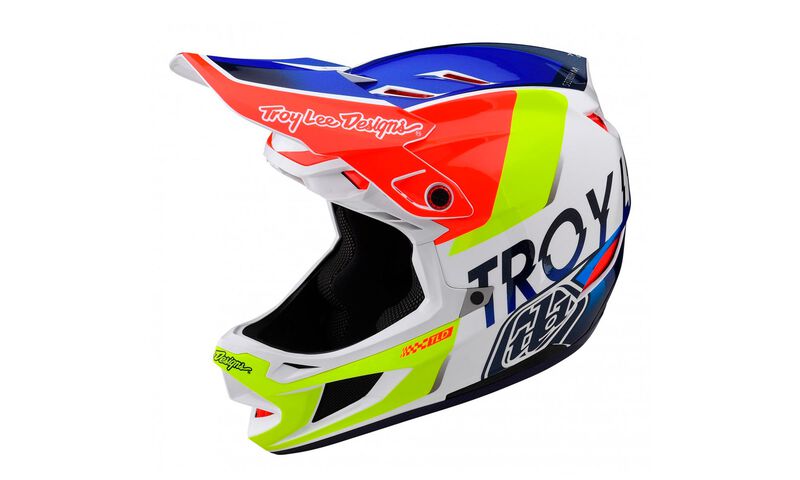 CASCO TROY LEE D4 COMPOSITE QUALIFIER WHITE / BLUE