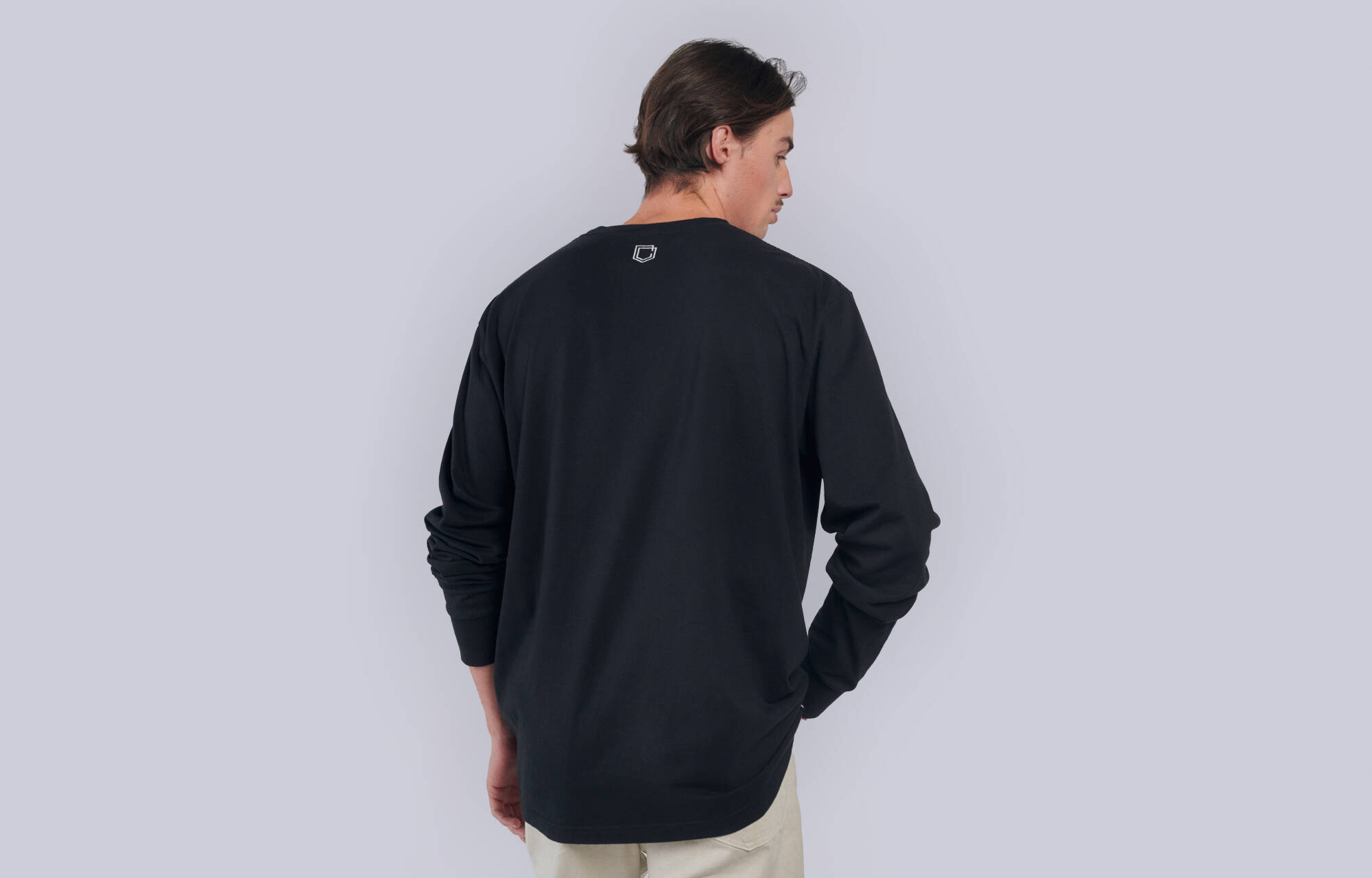 T-SHIRT COMMENCAL MANCHES LONGUES CORPORATE BLACK image large number 0