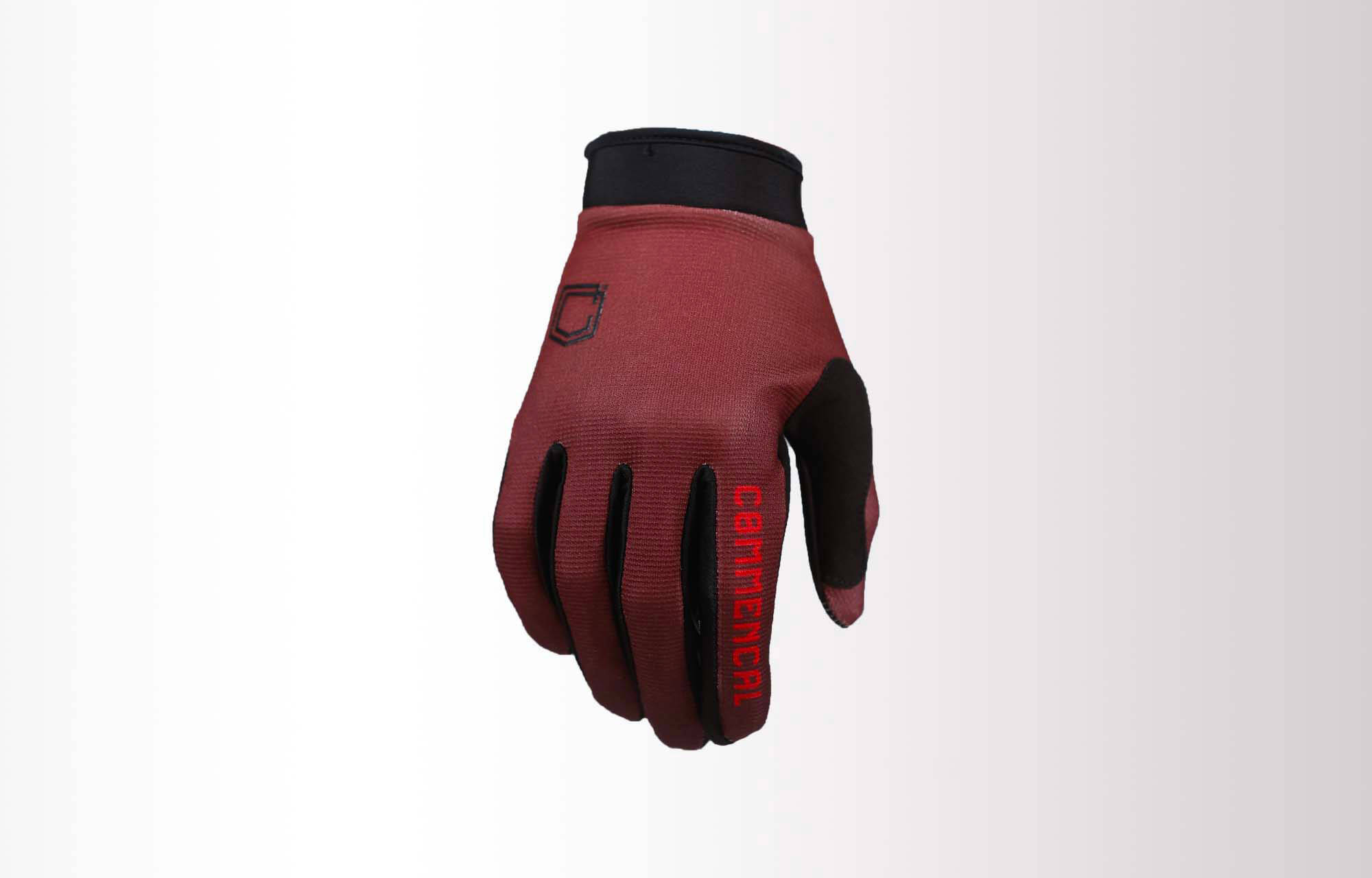 COMMENCAL CORPORATE ELASTICATED GLOVES RED DIRT image cover number 0
