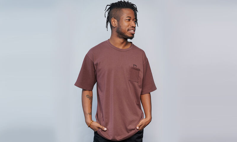 COMMENCAL ESSENTIAL POCKET T-SHIRT GRANIT