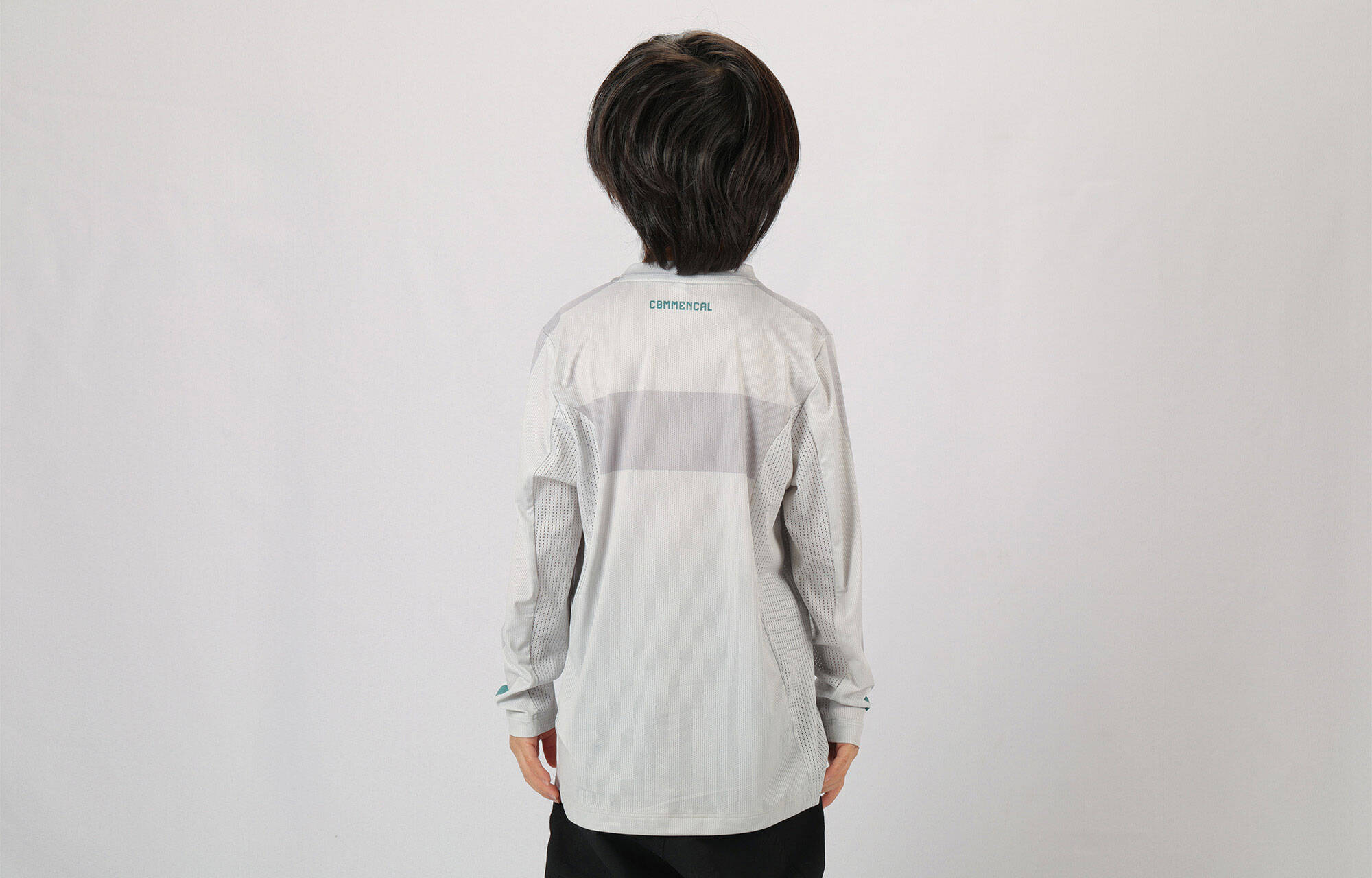 MAILLOT CMNCL LIGHTECH MANCHES LONGUES KIDS RACE GREY POLYCHROME image large number 0