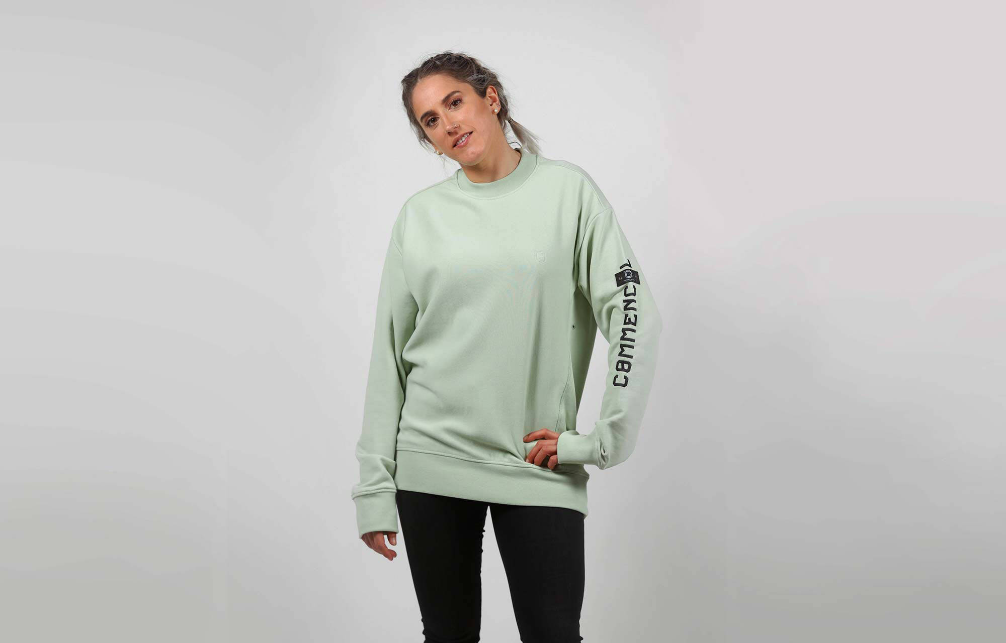CREWNECK COMMENCAL LOOSE FIT VERDIGRIS image large number 1