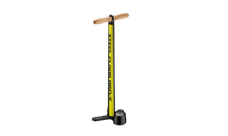 Bomba de pie - Lezyne Steel Floor Drive yellow